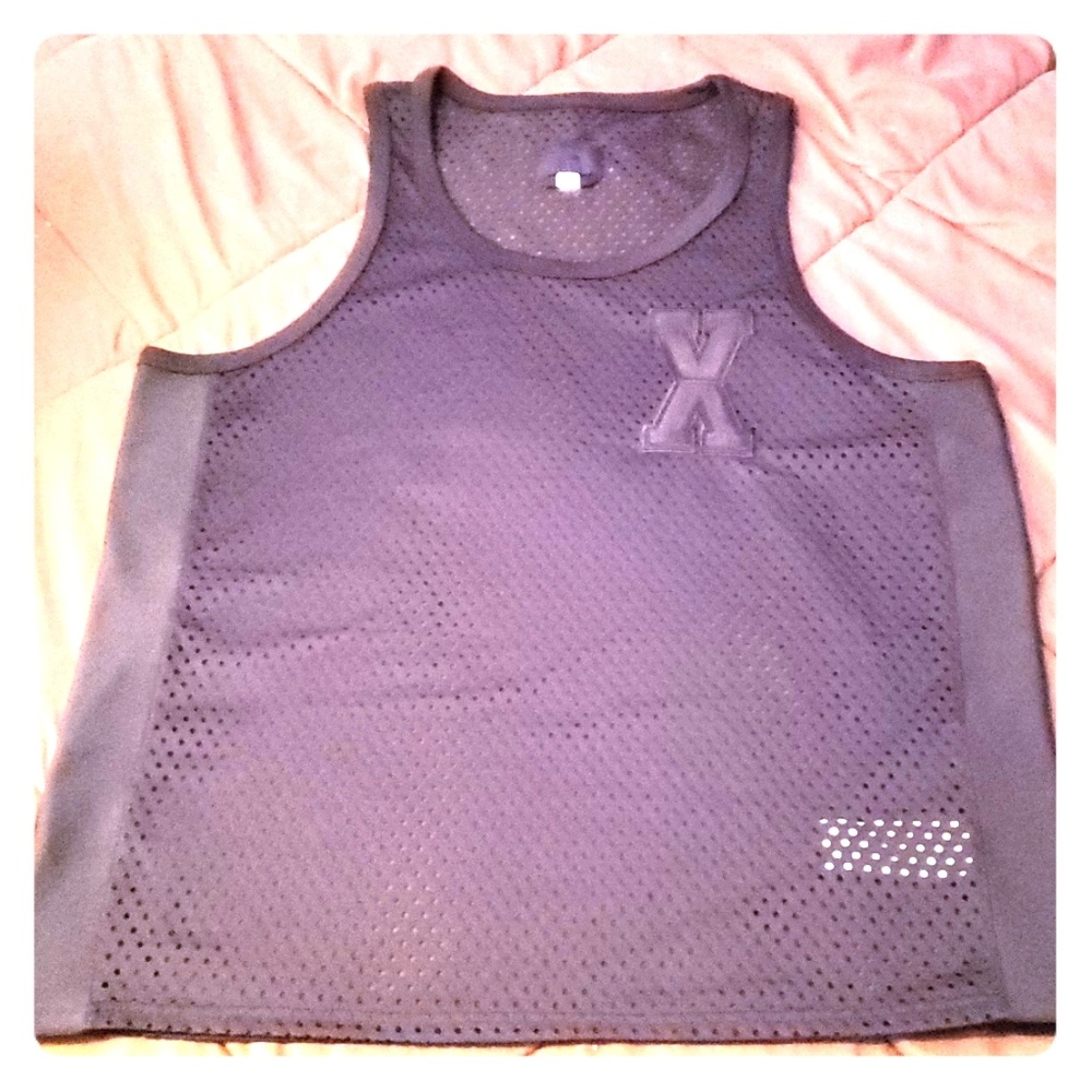 Puma size L mesh Jersey, BLACK. LIKE NEW